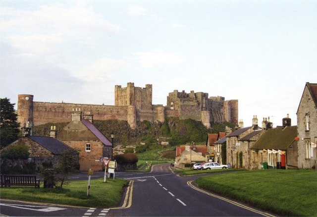 Bamburgh , covered by ​​​​​​​​​​​​​​​​Eyemouth skip hire